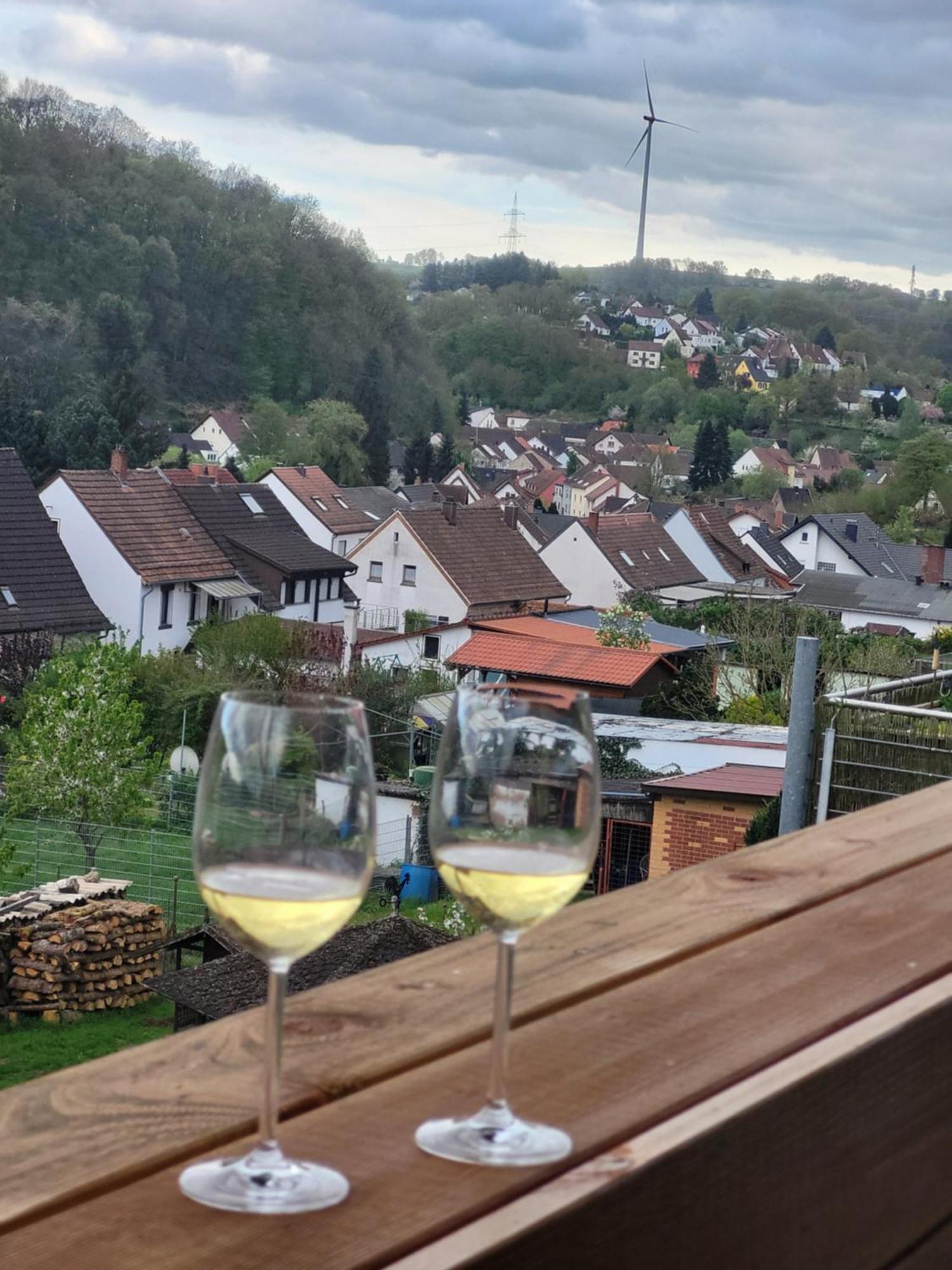 Ferienwohnung Weitblick Uninah Homburg  Bagian luar foto