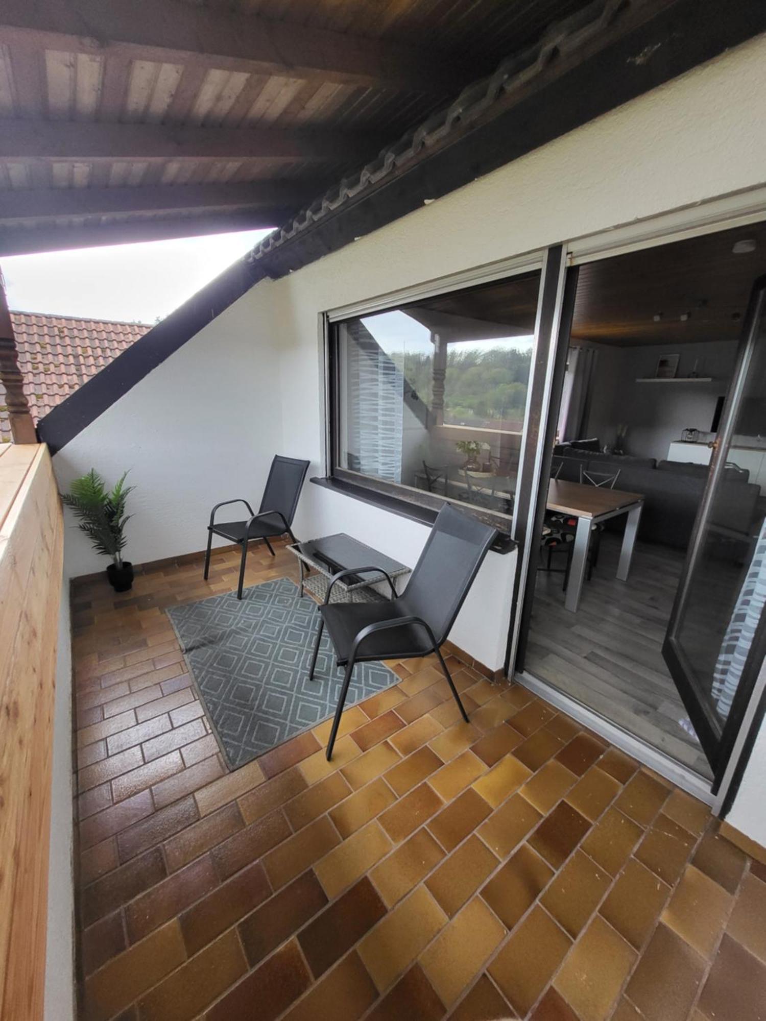 Ferienwohnung Weitblick Uninah Homburg  Bagian luar foto